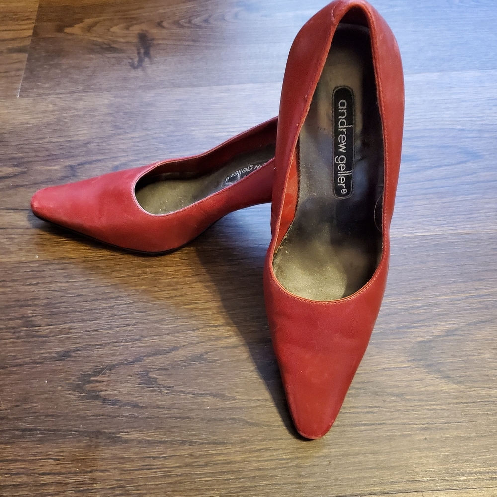 Andrew Gellar 3" Red Heels